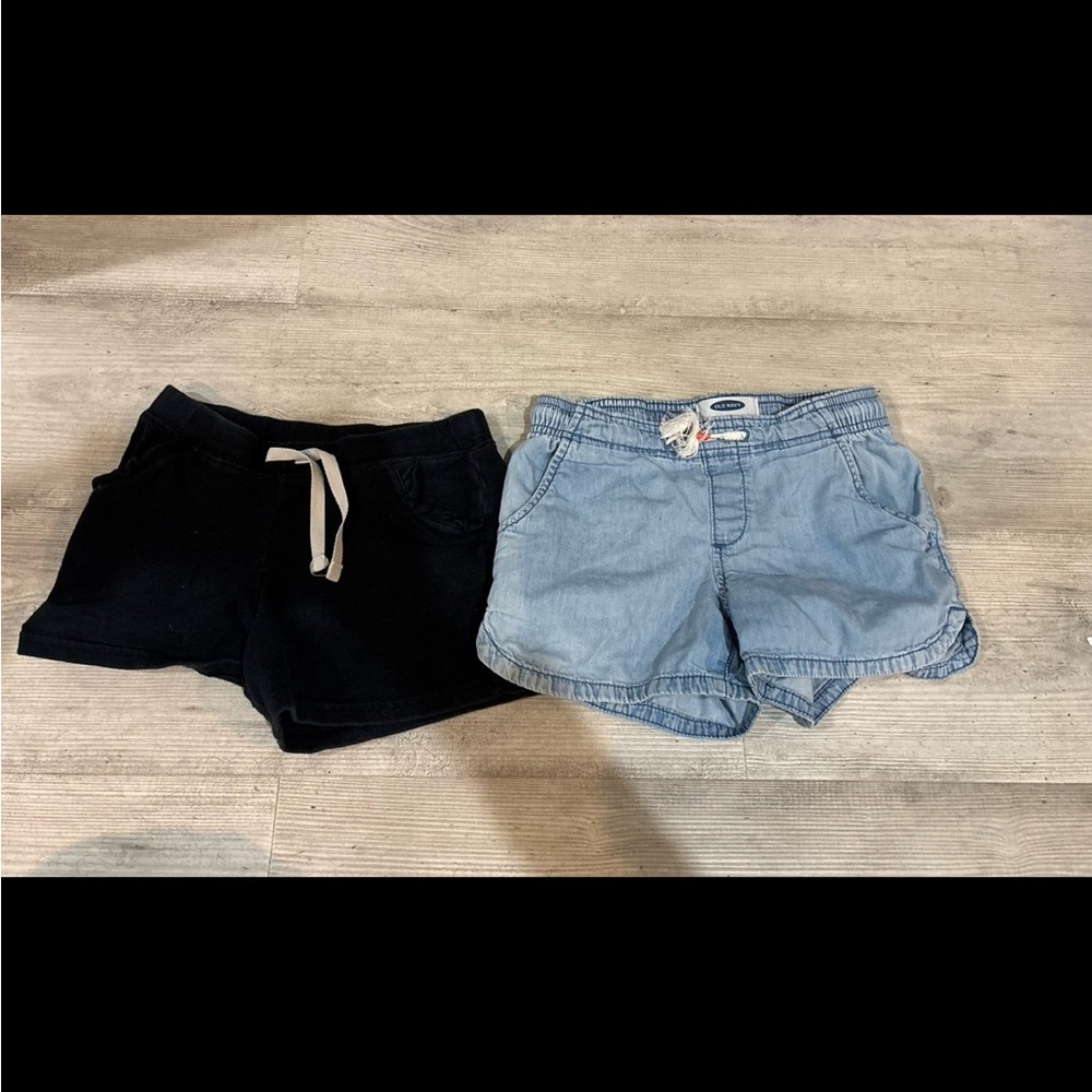 Old Navy Kids Shorts - Black and Light Blue